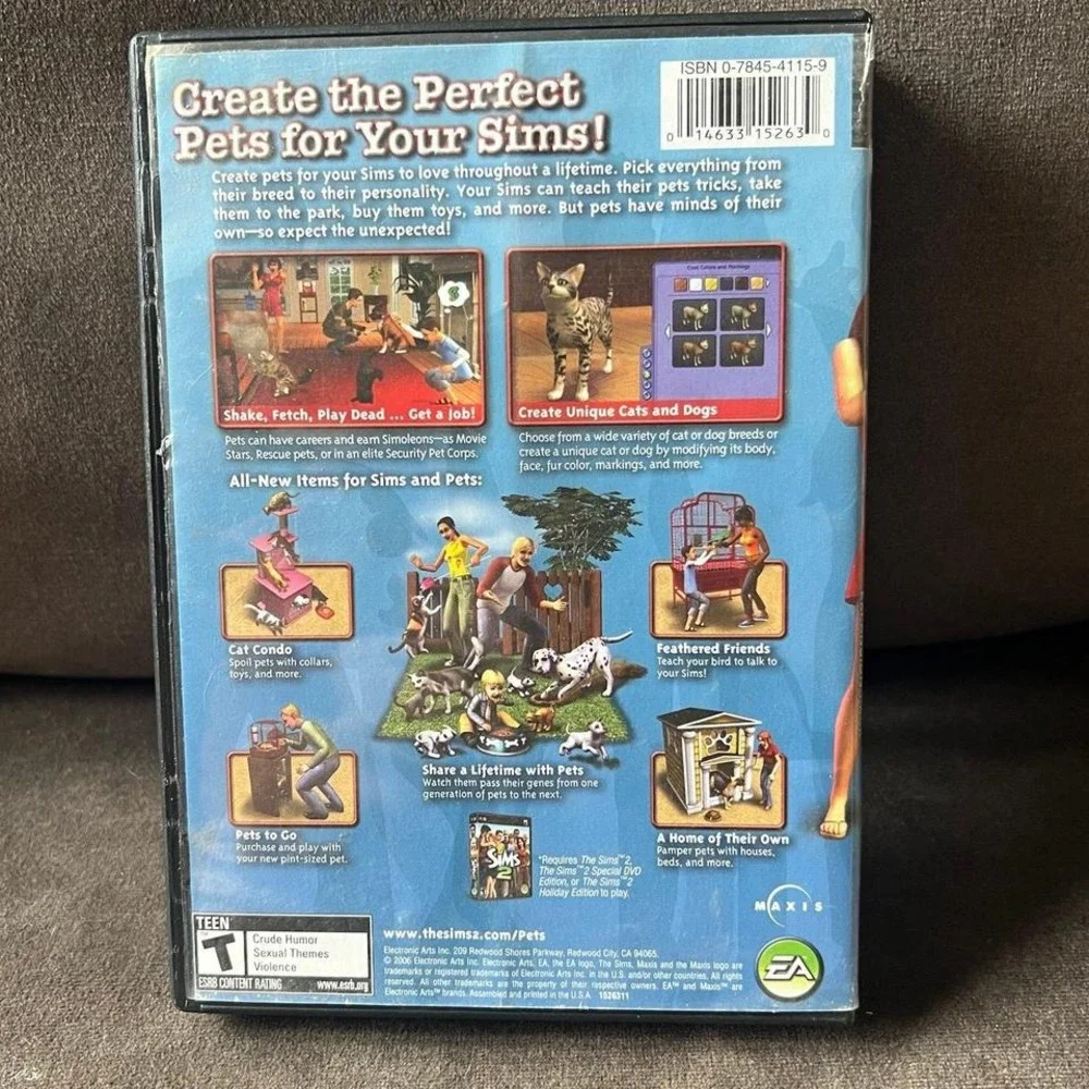 The Sims 2 Pets PC‎ 2 DISC WITH MANUAL